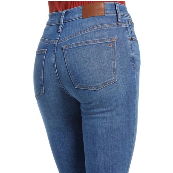 New MADEWELL 9" High Rise Skinny Jeans In Wilcrest Wash Size 32 - Picture 5 of 16